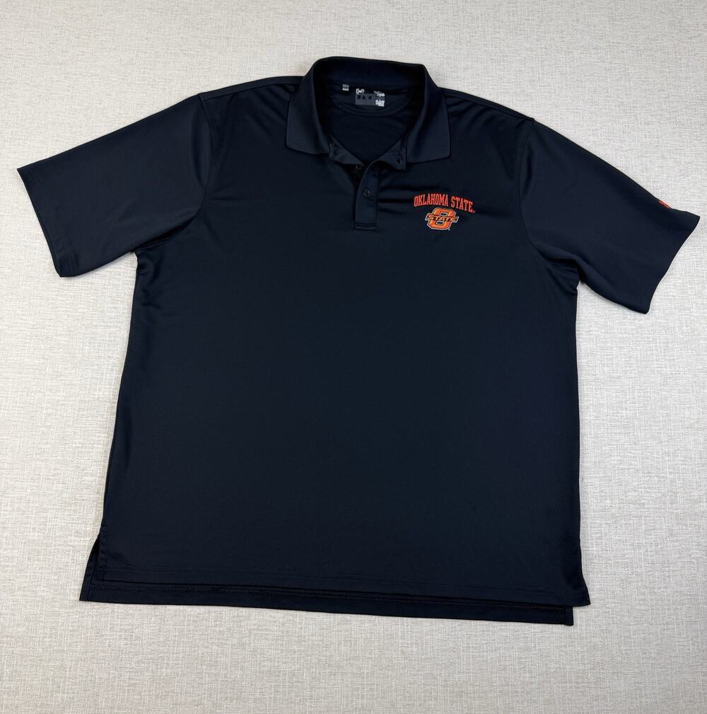 Under Armour Oklahoma State OSU Cowboys Men’s XL Black Performance Polo